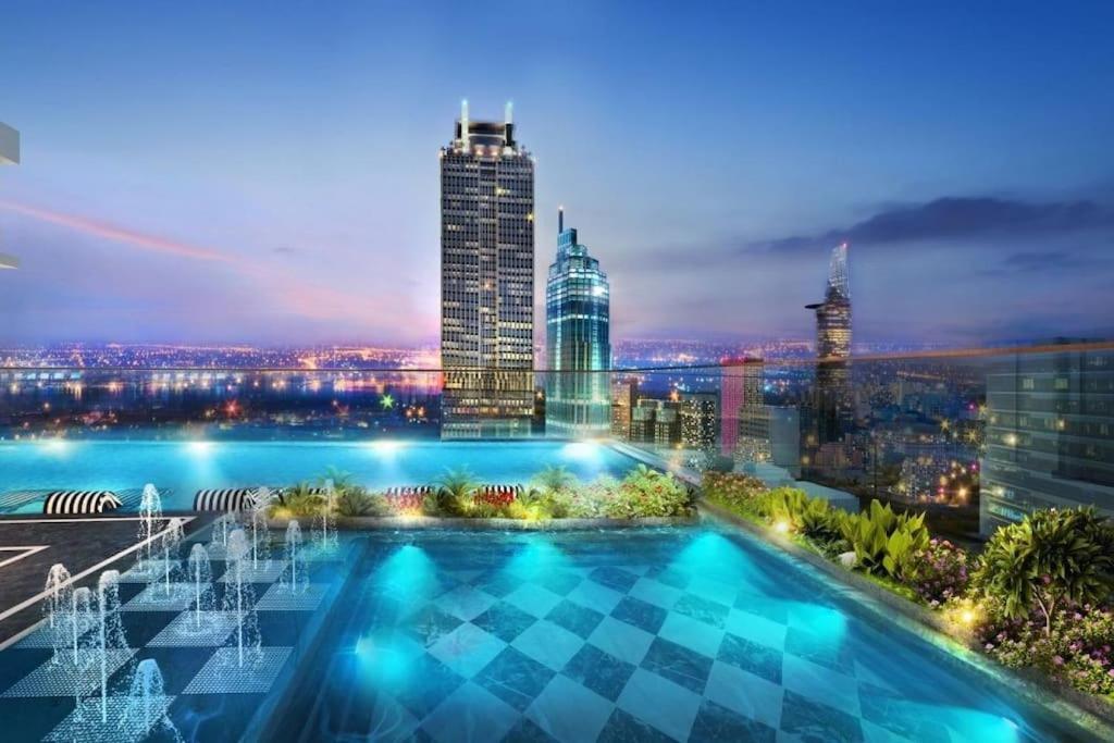 The Rixx Downtown Apartment@D1/Pool/Gym/Operahouse Ho Chi Minh-staden Exteriör bild